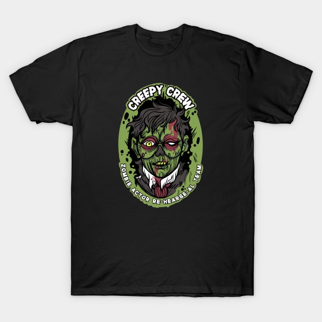 Creepy Crew Zombie T-Shirt by The Asylum Countess